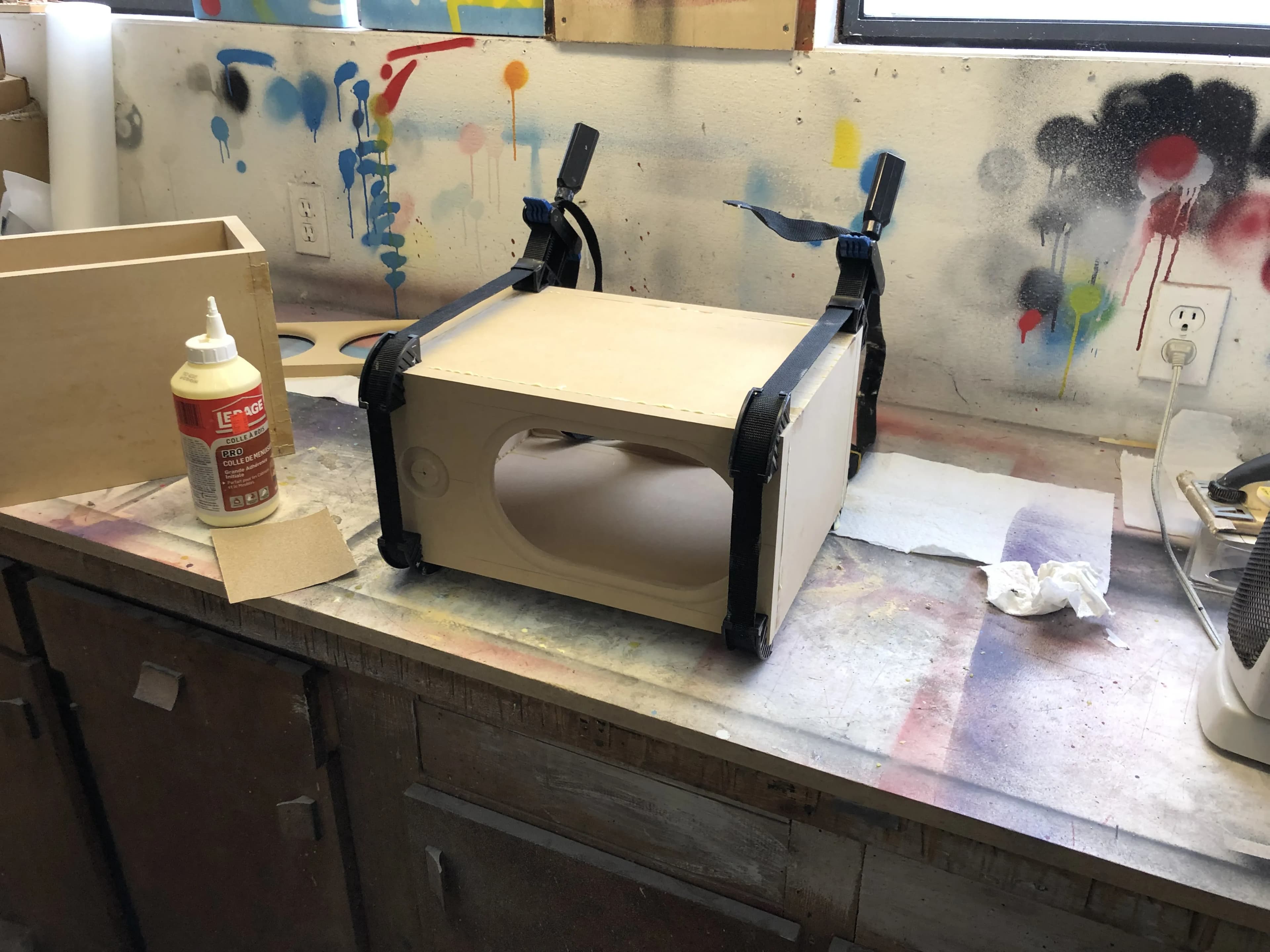waveguide glue up