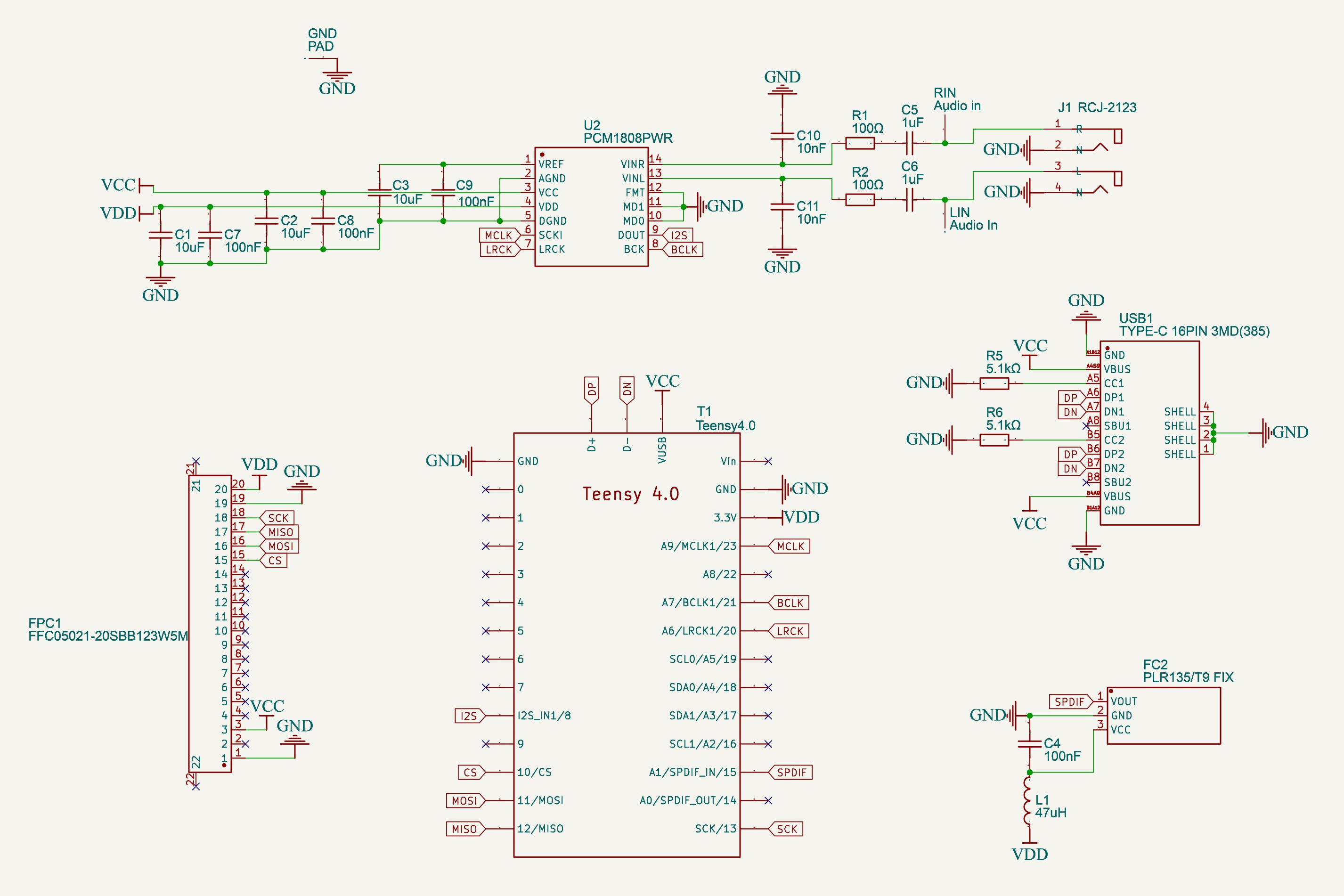 PCB schematic